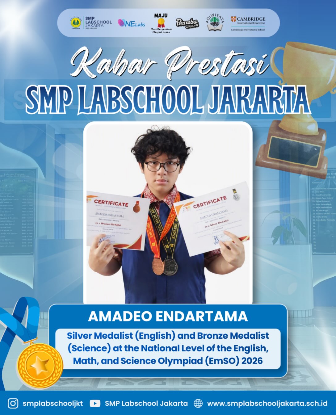 Prestasi Siswa SMP Labschool Jakarta