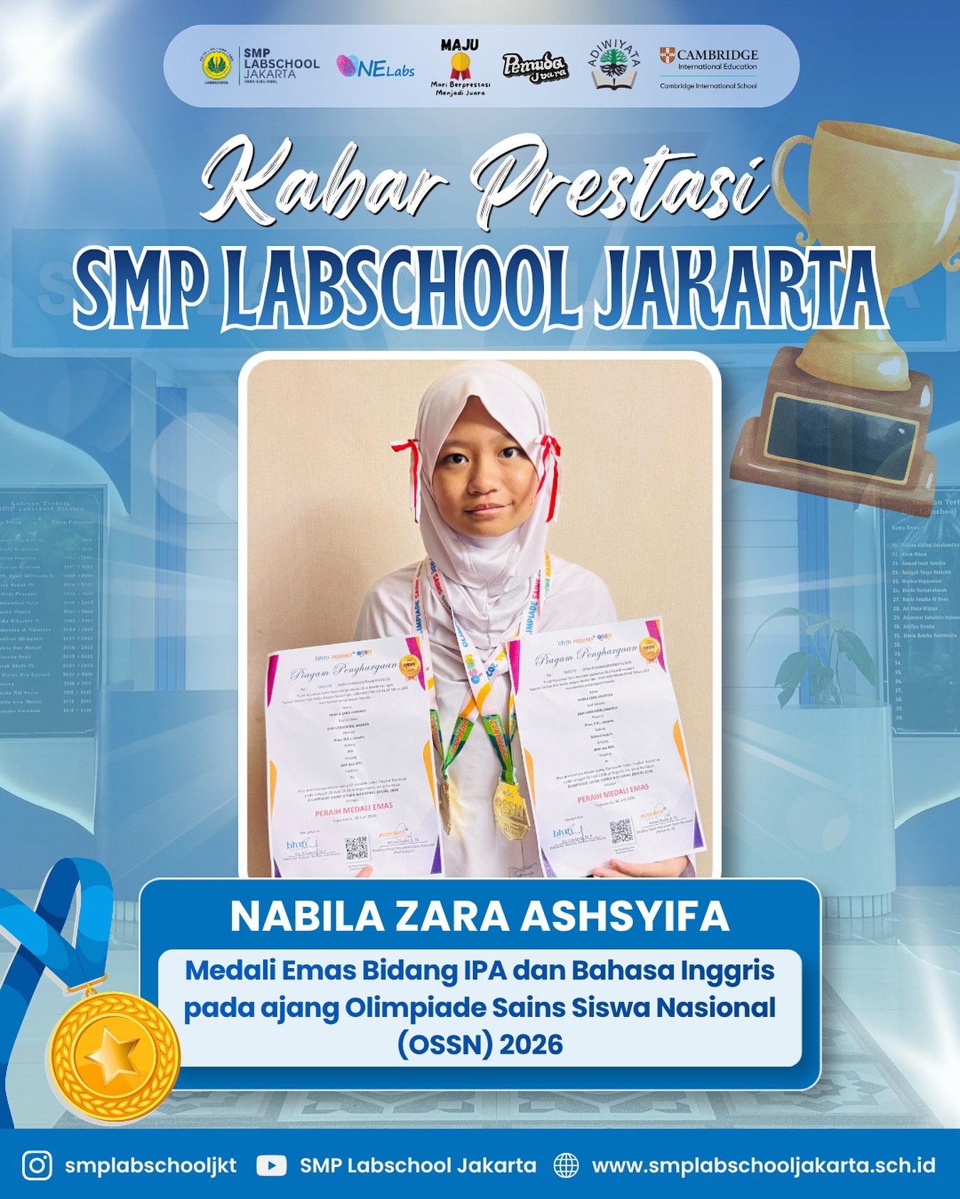 Prestasi Siswa SMP Labschool Jakarta