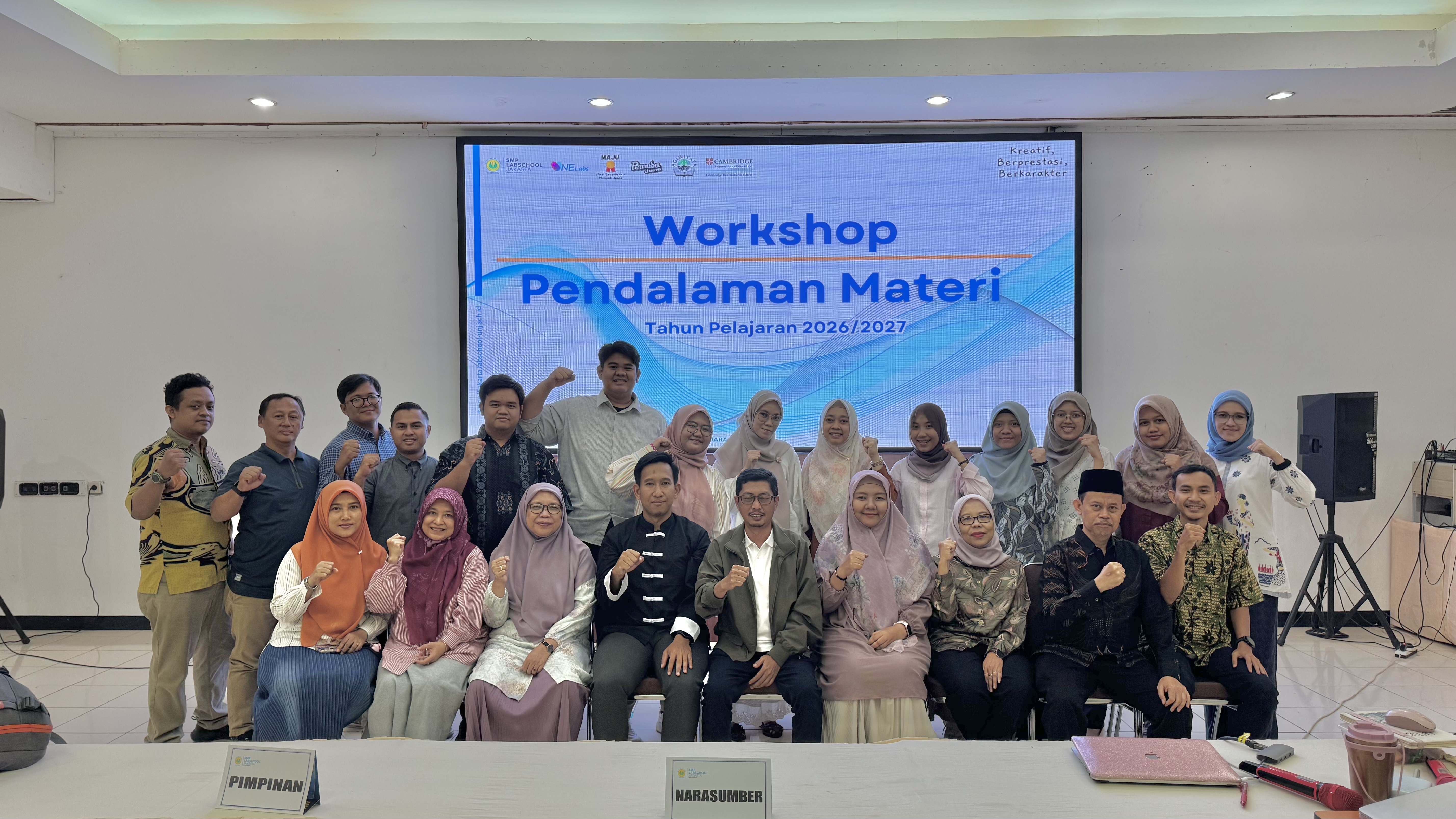 Persiapan Pendalaman Materi Kelas IX, SMP Labschool Jakarta Gelar Workshop Pengajar